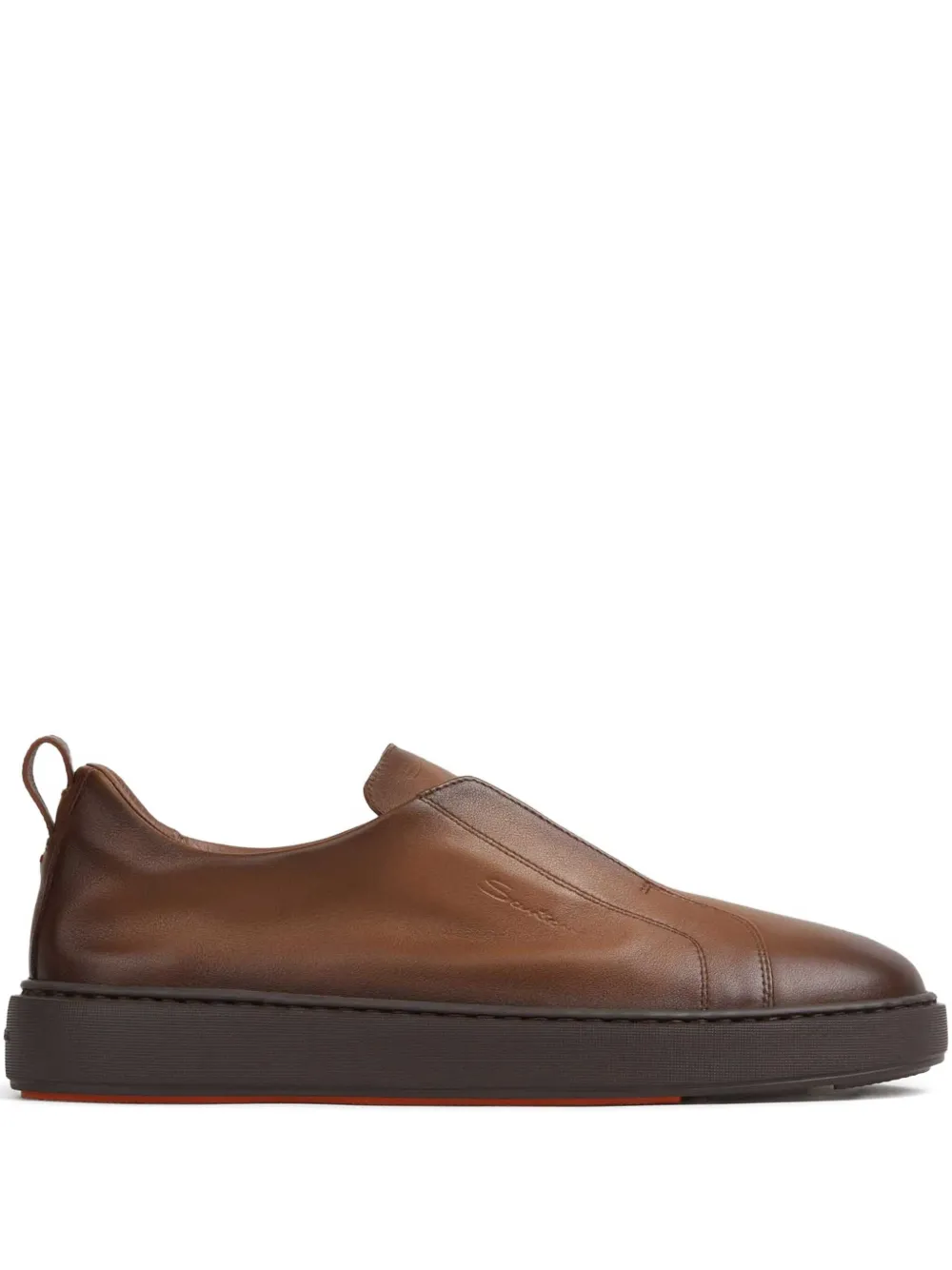 Кроссовки на шнуровке Santoni, коричневый
Кроссовки на шнуровке Santoni, коричневый