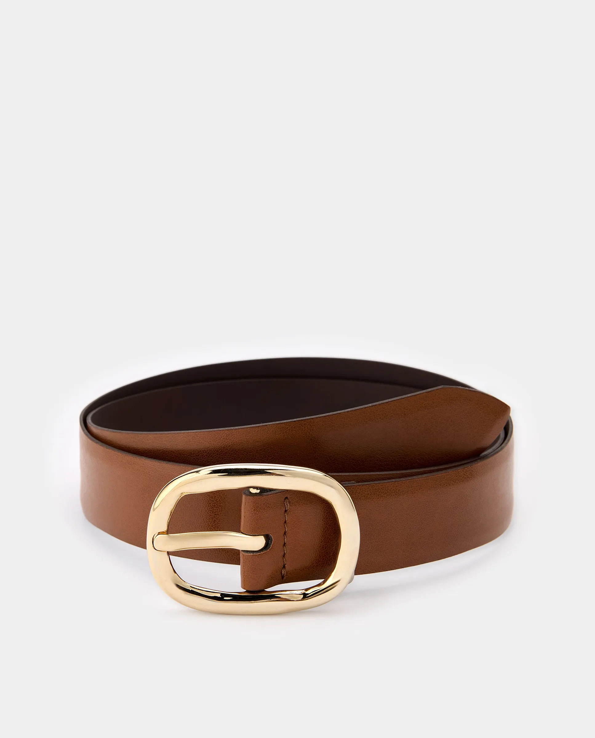 Кожаный ремень с двойной пряжкой El Caballo, светло-коричневый
Кожаный ремень с двойной пряжкой El Caballo, светло-коричневый