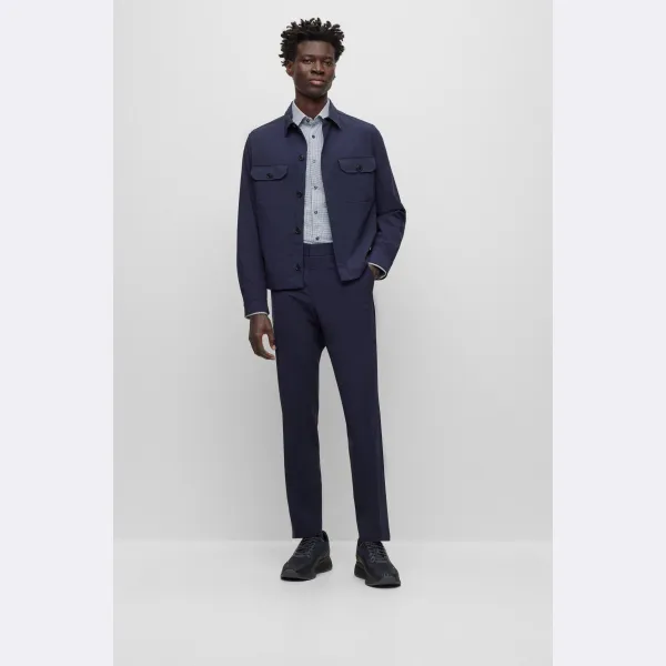 Рубашка узкого кроя P Hank s Kent C Boss, синий 
Рубашка узкого кроя P Hank s Kent C Boss, синий