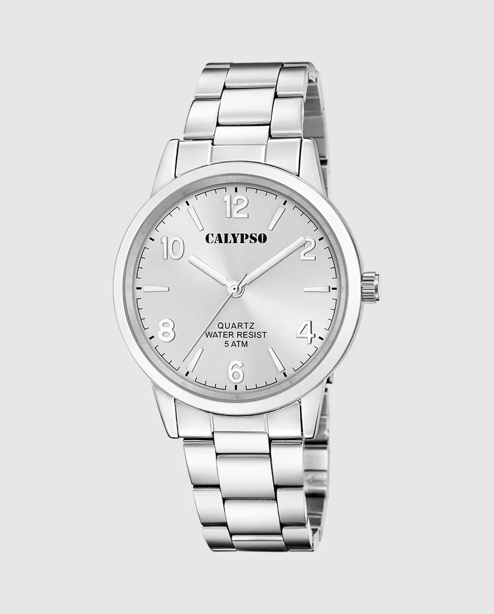 K5858/2 Базовые мужские часы из серебристой стали Calypso, серебряный
K5858/2 Базовые мужские часы из серебристой стали Calypso, серебряный