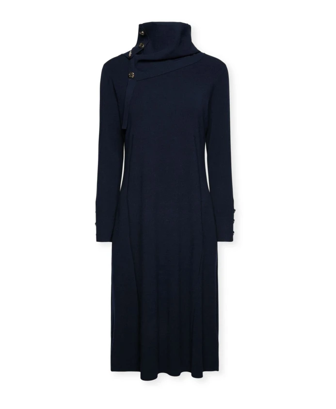 Вязаное платье с пуговицами Elena Mirã², синий
Вязаное платье с пуговицами Elena Mirã², синий