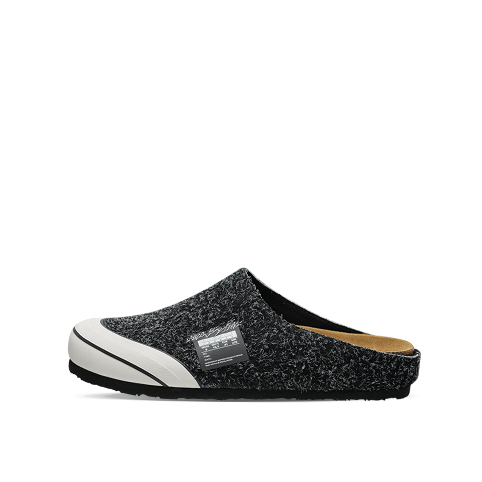 XVESSEL ВЕССЕЛ Закрытые тапочки унисекс — флис со снежинками (черные), цвет Snowflake Fleece (Black)