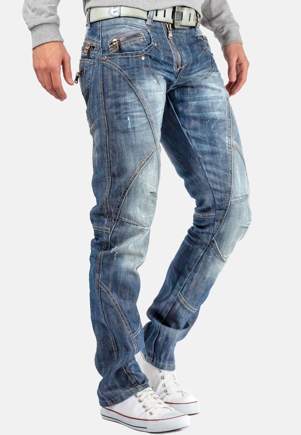 Джинсы облегающего кроя Cipo & Baxx, синий
Джинсы облегающего кроя Cipo & Baxx, синий