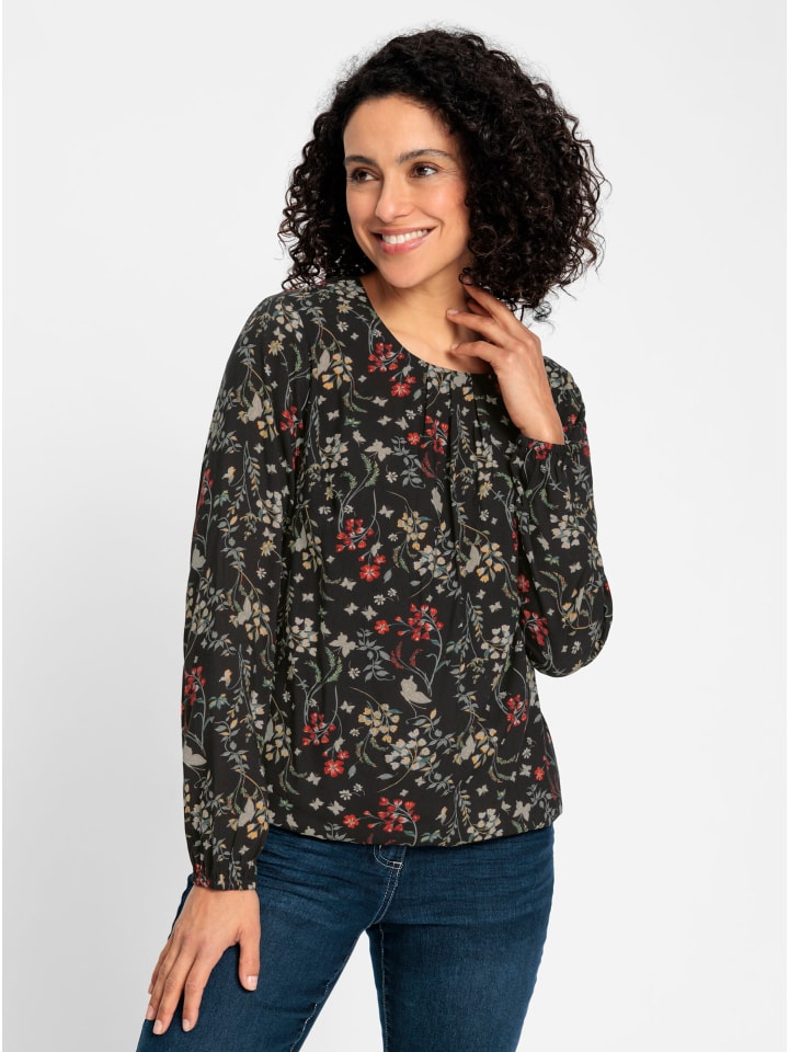 Блузка с длинными рукавами в черно-охристом цвете WITT WEIDEN
Блузка с длинными рукавами в черно-охристом цвете WITT WEIDEN