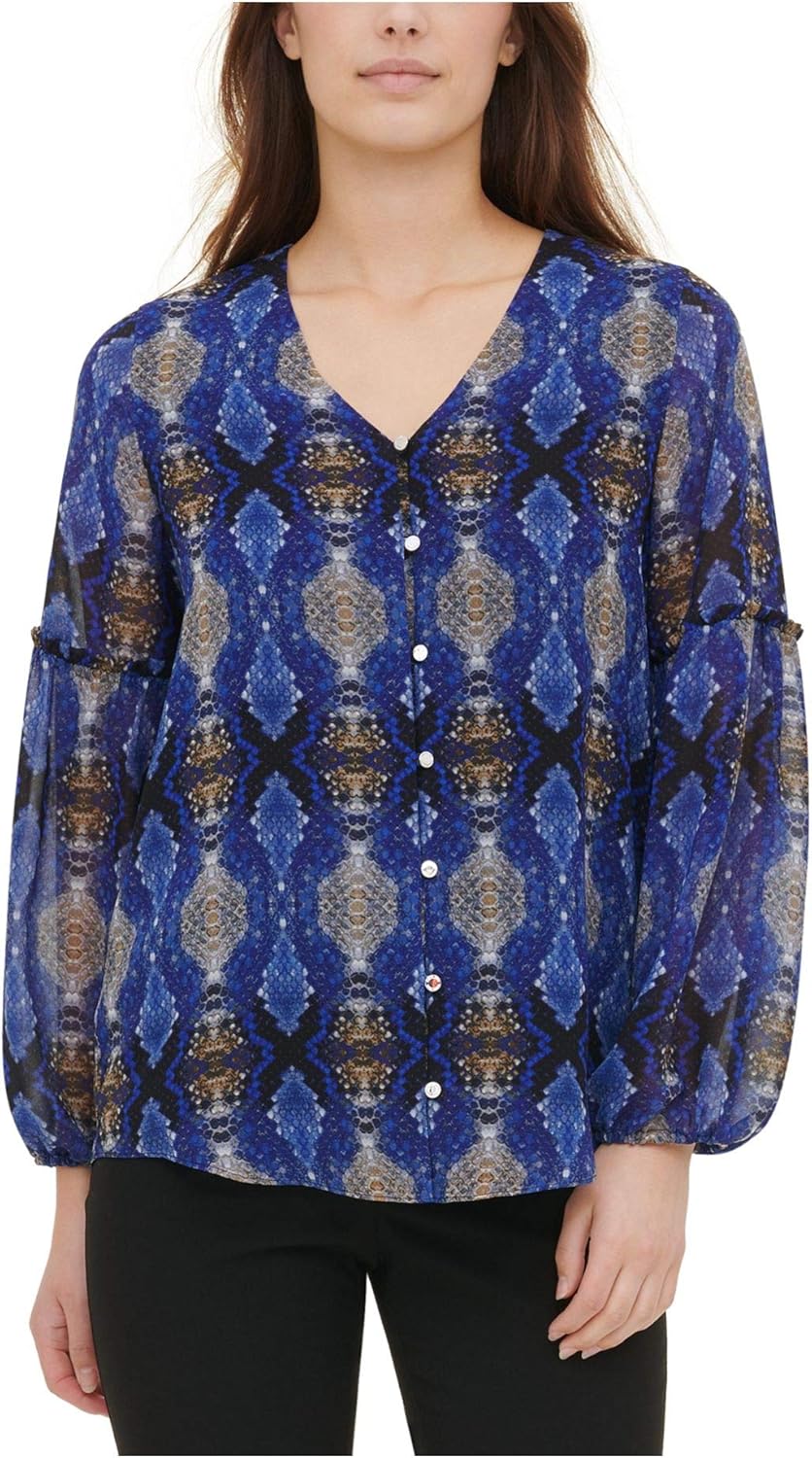 Женский топ Calvin Klein синего цвета с декоративным принтом SnAEe, длинными рукавами и V-образным вырезом, размер, Blue
Женский топ Calvin Klein синего цвета с декоративным принтом SnAEe, длинными рукавами и V-образным вырезом, размер, Blue