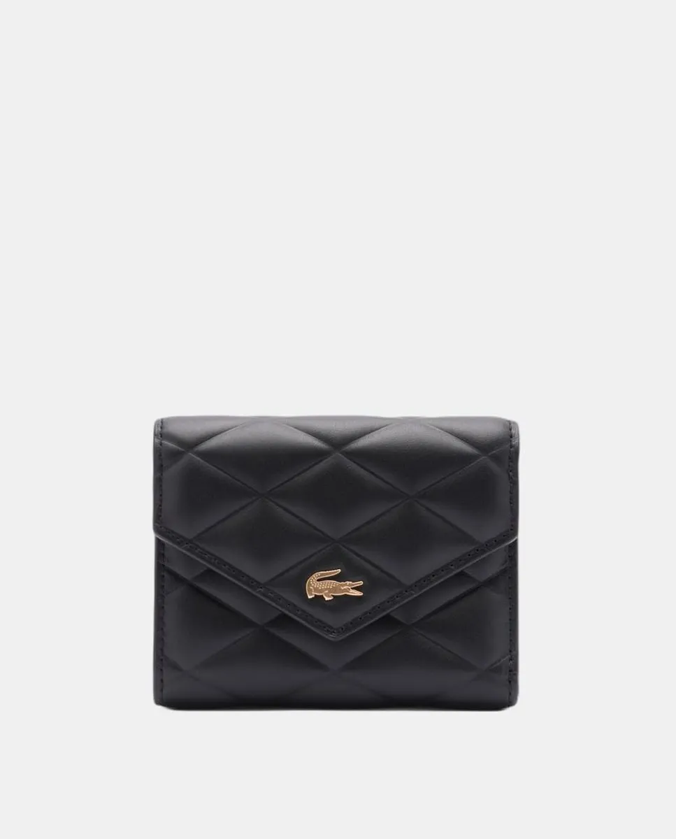 Кошелек с клапаном из кожи Lacoste, черный
Кошелек с клапаном из кожи Lacoste, черный