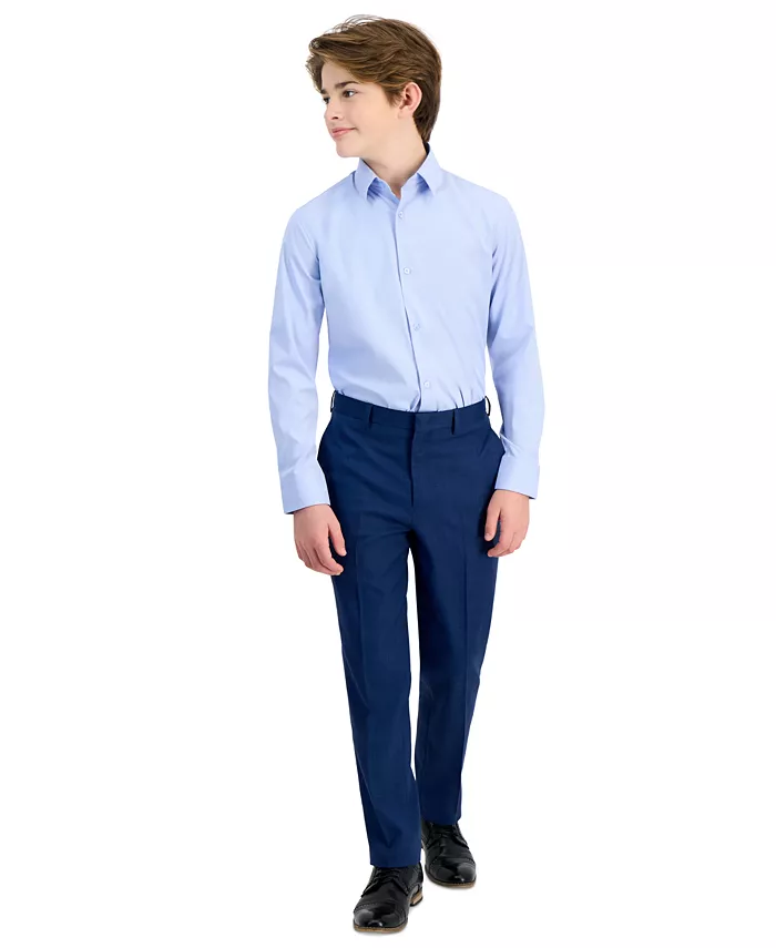 Брюки костюмные Sharkskin для старших мальчиков B By Brooks Brothers, синий
Брюки костюмные Sharkskin для старших мальчиков B By Brooks Brothers, синий