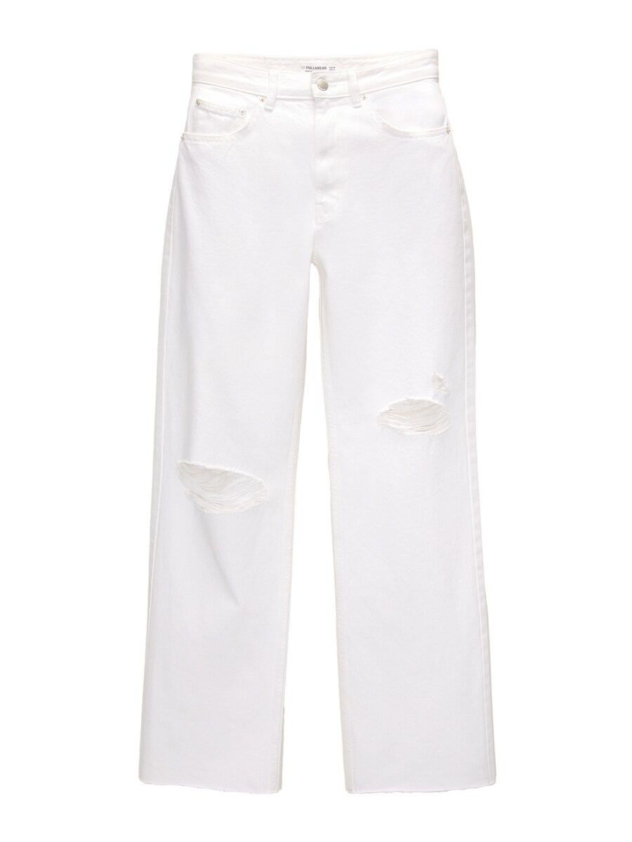 Джинсы с широкими штанинами Pull&Bear, белый
Джинсы с широкими штанинами Pull&Bear, белый