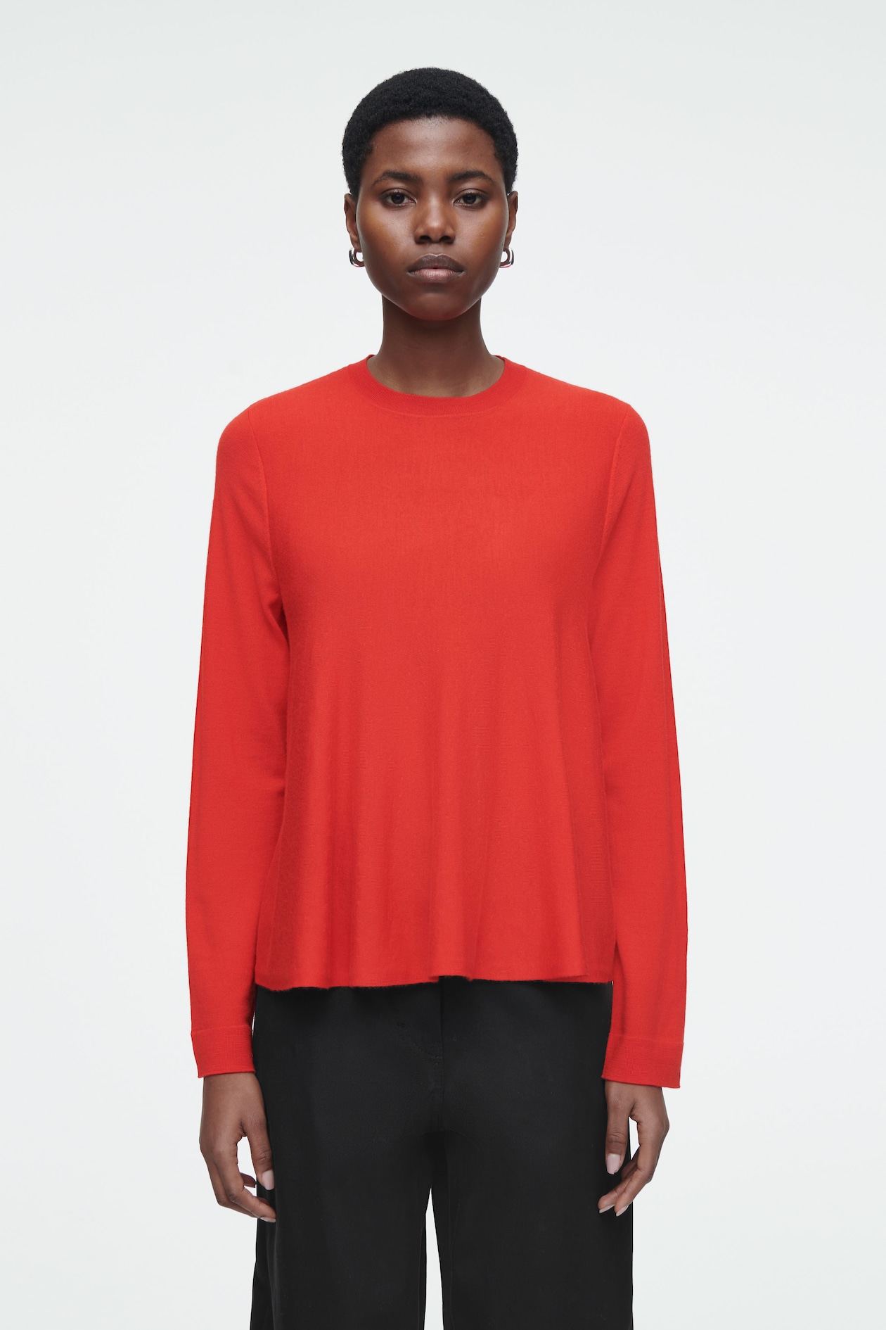 Свитер из мериносовой шерсти COS, красный 
Свитер из мериносовой шерсти COS, красный