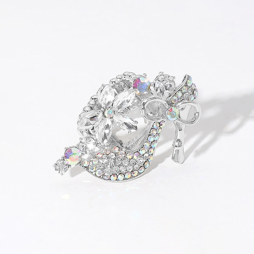 Эластичное кольцо на высокий каблук с цветочным узором, украшенное стразами Fashnzfab, прозрачный/серебряный
Эластичное кольцо на высокий каблук с цветочным узором, украшенное стразами Fashnzfab, прозрачный/серебряный