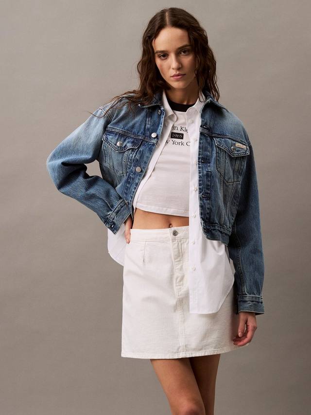 Джинсовая мини-юбка Calvin Klein, White
Джинсовая мини-юбка Calvin Klein, White