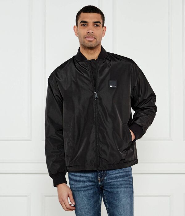 Куртка-Бомбер Loose fit Karl Lagerfeld Jeans, черный 
Куртка-Бомбер Loose fit Karl Lagerfeld Jeans, черный