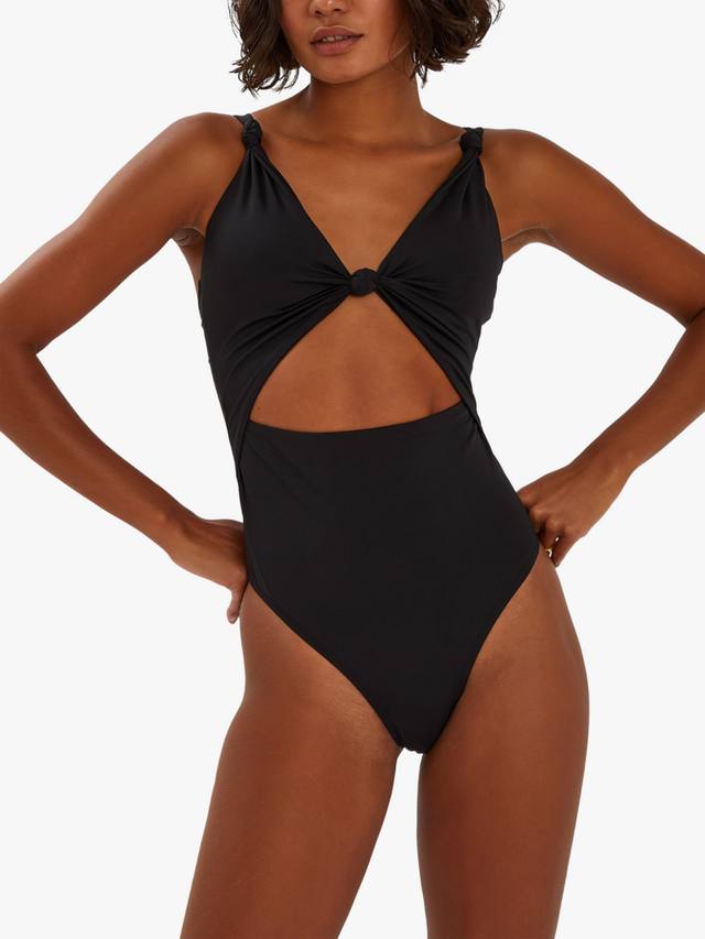 Купальник с узлами и вырезами Accessorize, Black
Купальник с узлами и вырезами Accessorize, Black