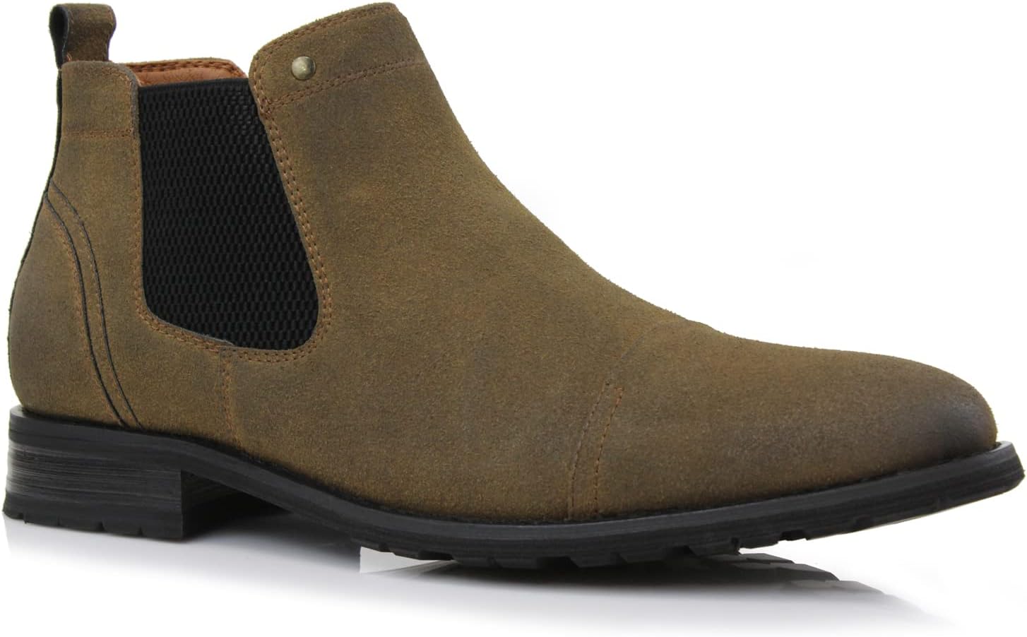 Мужские ботинки Chelsea Ferro Aldo, Ботинки на бедро с эластичной вставкой в стилях с гладким носком, носком с накладкой и крыловидным брогированием, Для повседневной носки, работы, торжественных и официальных мероприятий, 1. Olive Suede
Мужские ботинки Chelsea Ferro Aldo, Ботинки на бедро с эластичной вставкой в стилях с гладким носком, носком с накладкой и крыловидным брогированием, Для повседневной носки, работы, торжественных и официальных мероприятий, 1. Olive Suede