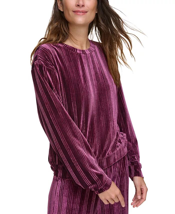 Женский бархатный топ в рубчик Marc New York, фиолетовый
Женский бархатный топ в рубчик Marc New York, фиолетовый