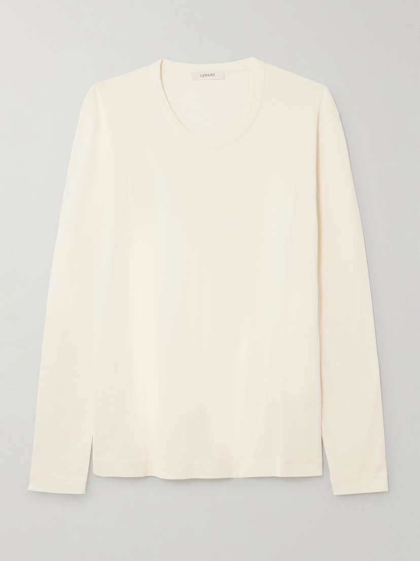 Футболка из органического хлопкового джерси Lemaire, бежевый
Футболка из органического хлопкового джерси Lemaire, бежевый