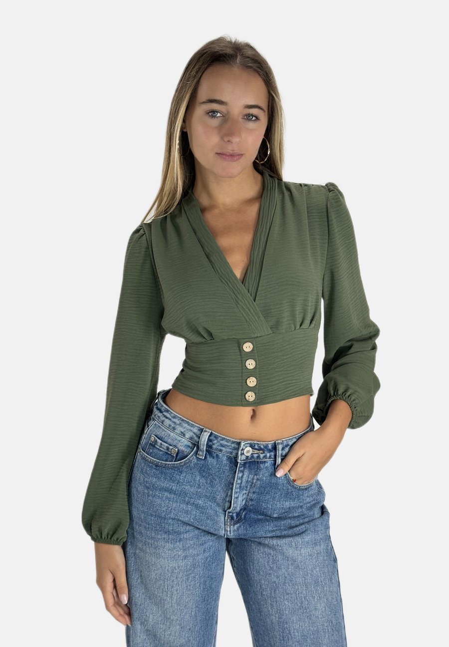 Блуза Elara Blouse, Grün/Khaki
Блуза Elara Blouse, Grün/Khaki