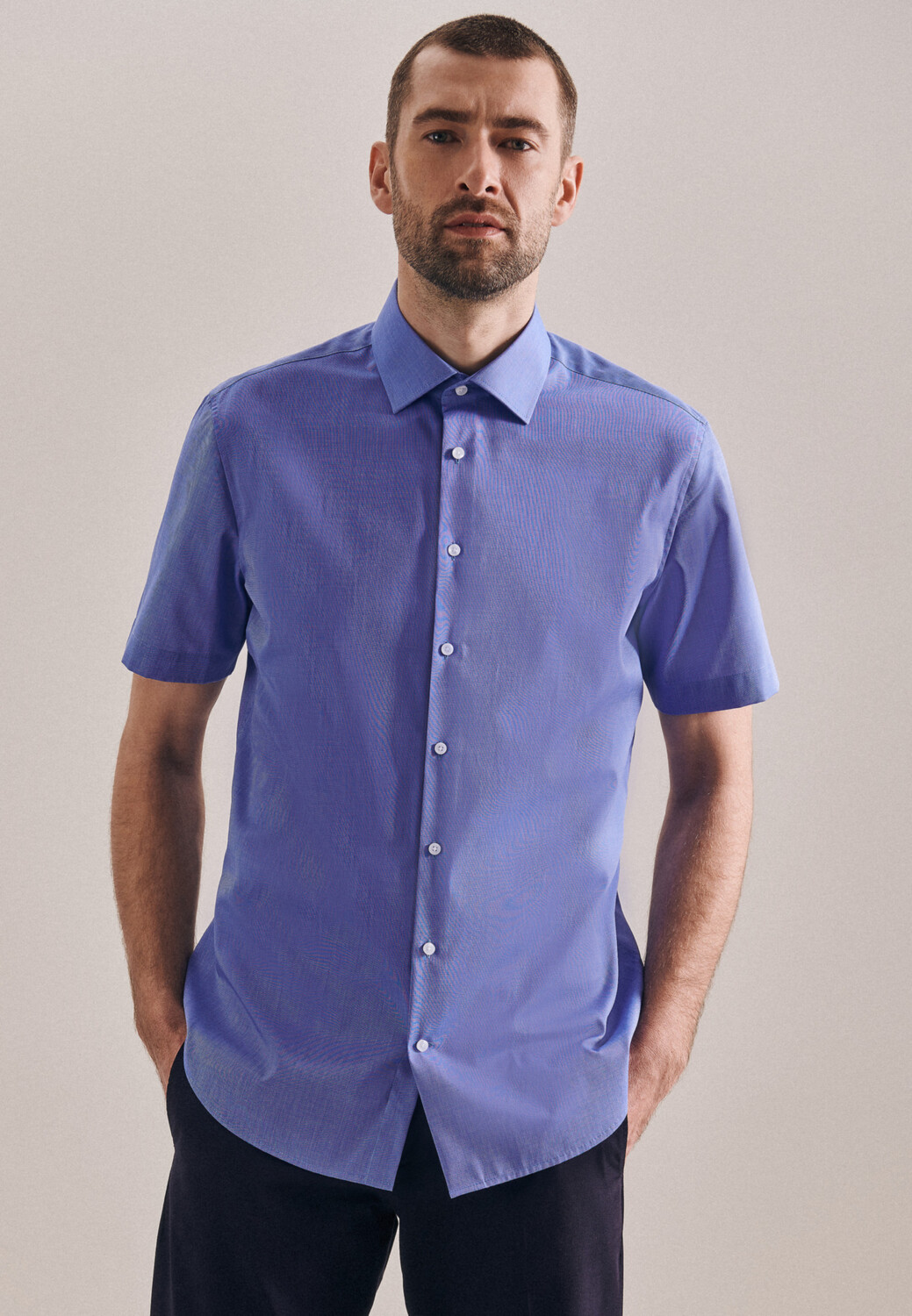 Рубашка Seidensticker Business Shaped, цвет Mittelblau
Рубашка Seidensticker Business Shaped, цвет Mittelblau