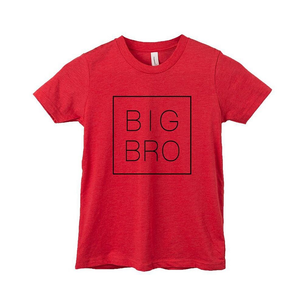 Квадратная футболка с короткими рукавами и рисунком Big Bro для малышей The Juniper Shop, цвет Heather Red
Квадратная футболка с короткими рукавами и рисунком Big Bro для малышей The Juniper Shop, цвет Heather Red