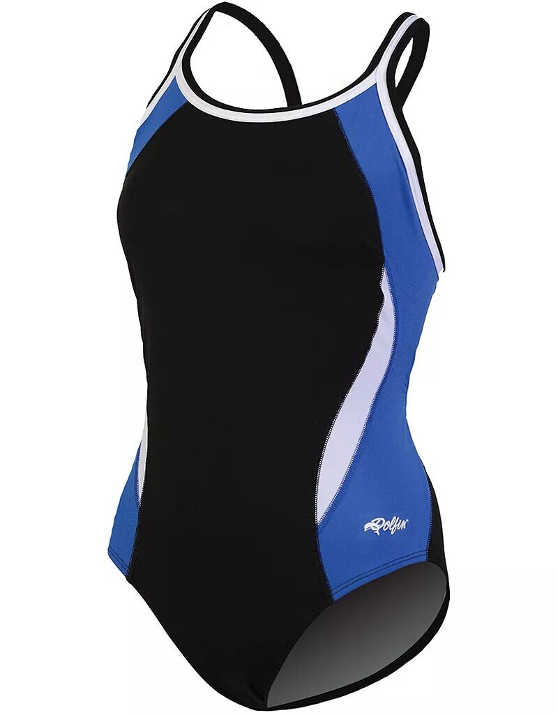 Женский купальник Dolfin с цветными блоками и хлоробаном на спине DBX, черный
Женский купальник Dolfin с цветными блоками и хлоробаном на спине DBX, черный