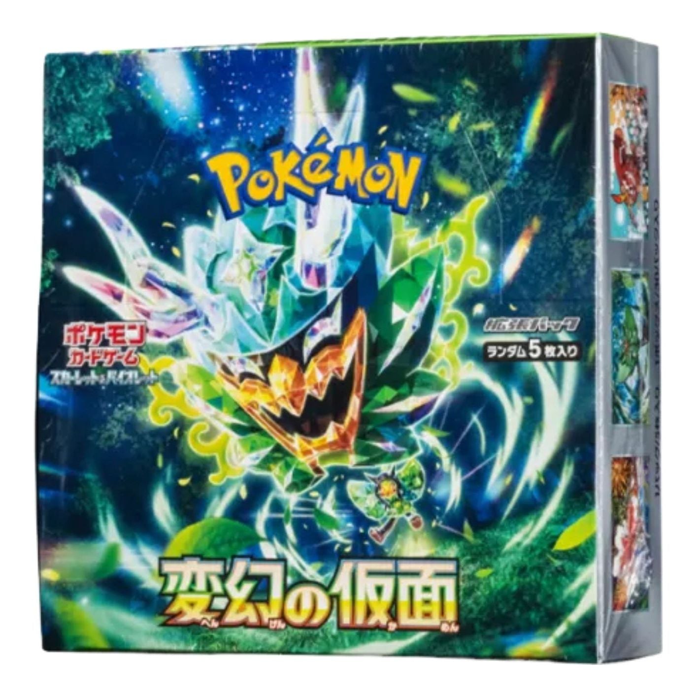 Набор карточек Pokemon Scarlet & Violet Expansion Pack Box 'Mask of Change'
Набор карточек Pokemon Scarlet & Violet Expansion Pack Box 'Mask of Change'