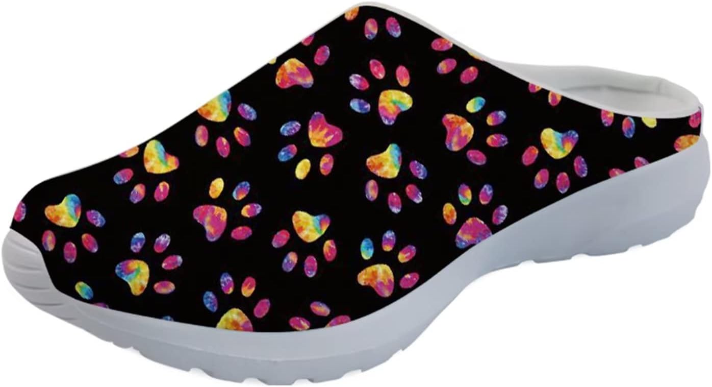 Forchrinse Южноиндийские африканские слипоны-ходунки для мужчин и женщин, садовые сабо, медицинская обувь, дышащие, Tie Dye Dog Paw
Forchrinse Южноиндийские африканские слипоны-ходунки для мужчин и женщин, садовые сабо, медицинская обувь, дышащие, Tie Dye Dog Paw