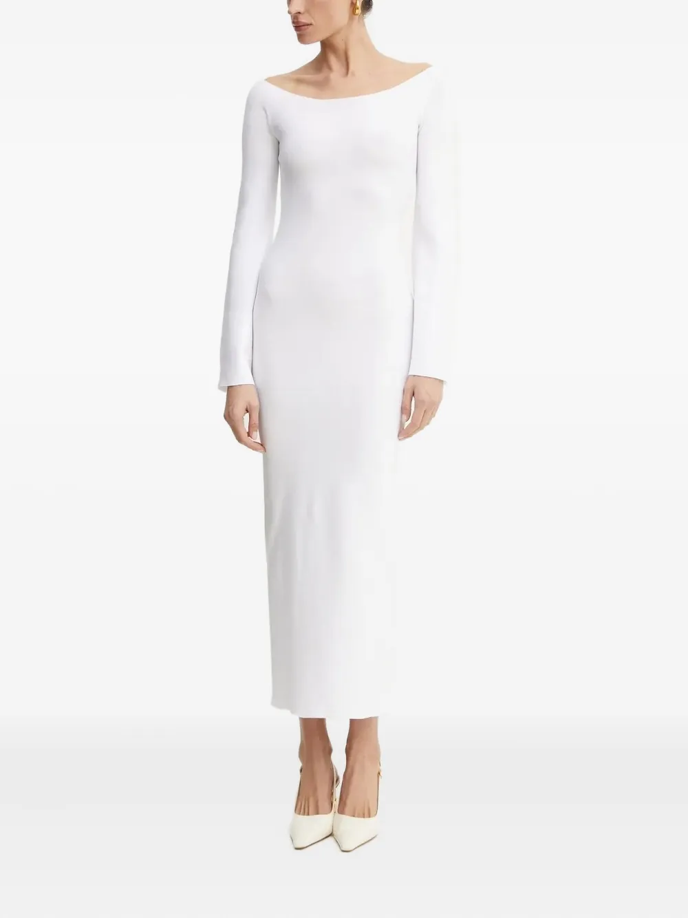 Платье миди с вырезом-лодочкой Liviana Conti, белый
Платье миди с вырезом-лодочкой Liviana Conti, белый
