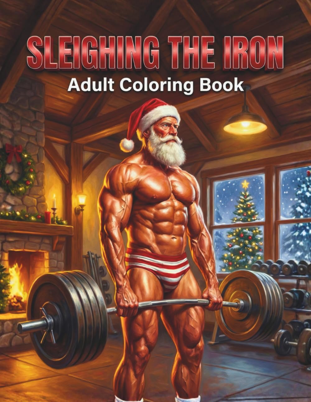 SLEIGHING THE IRON: Adult Coloring Book: 76 Hilarious and Hot Scenes of Buff Santas, Ripped Elves, and Festive Gym Gains - The Perfect Funny Christmas ... Colouring: Power & Symmetry (Adult Series)) (Independently published)
SLEIGHING THE IRON: Adult Coloring Book: 76 Hilarious and Hot Scenes of Buff Santas, Ripped Elves, and Festive Gym Gains - The Perfect Funny Christmas ... Colouring: Power & Symmetry (Adult Series)) (Independently published)