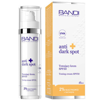 Тонизирующий крем SPF 50, 50 мл Bandi Anti Dark Spot
Тонизирующий крем SPF 50, 50 мл Bandi Anti Dark Spot
