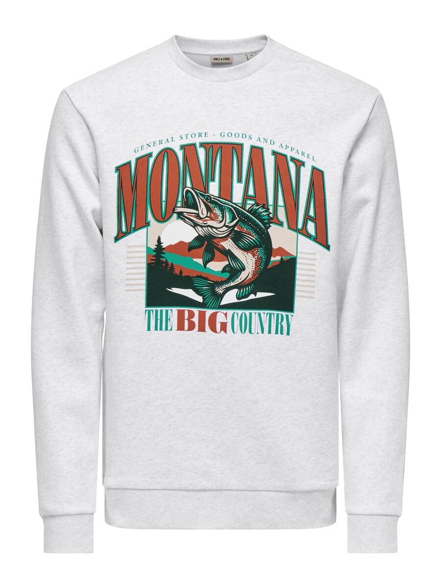 Толстовка Only & Sons ONSCERES, Mottled Grey
Толстовка Only & Sons ONSCERES, Mottled Grey