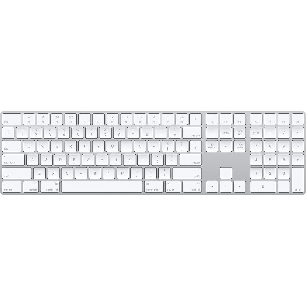 Клавиатура Apple Magic Keyboard с цифровой панелью (английский, США)
Клавиатура Apple Magic Keyboard с цифровой панелью (английский, США)