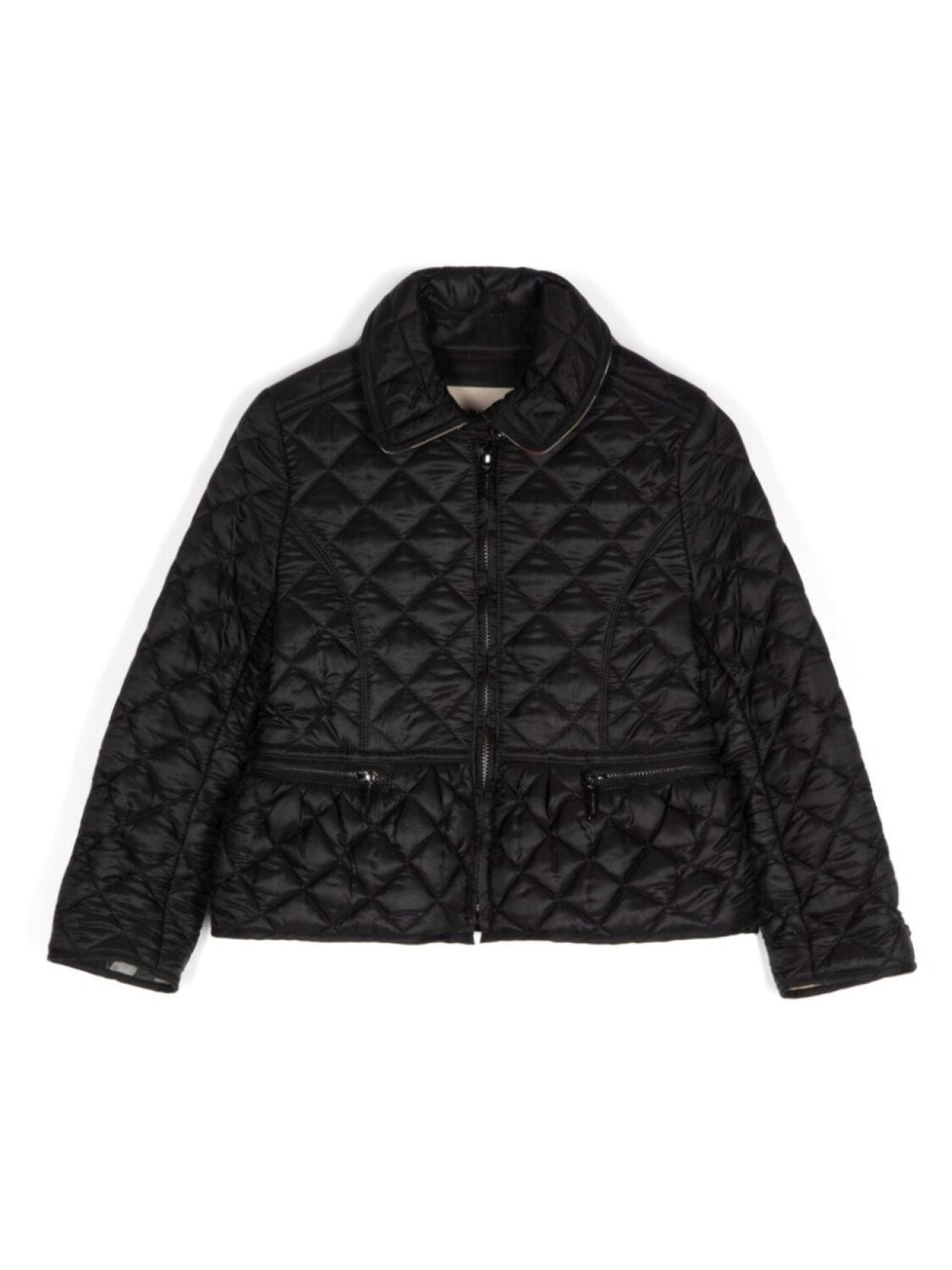 Burberry Kids стеганый пуховик, черный
Burberry Kids стеганый пуховик, черный