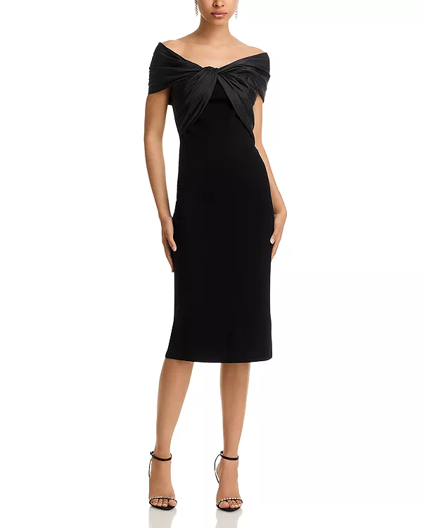 Платье Mia с открытыми плечами Simkhai, черный
Платье Mia с открытыми плечами Simkhai, черный