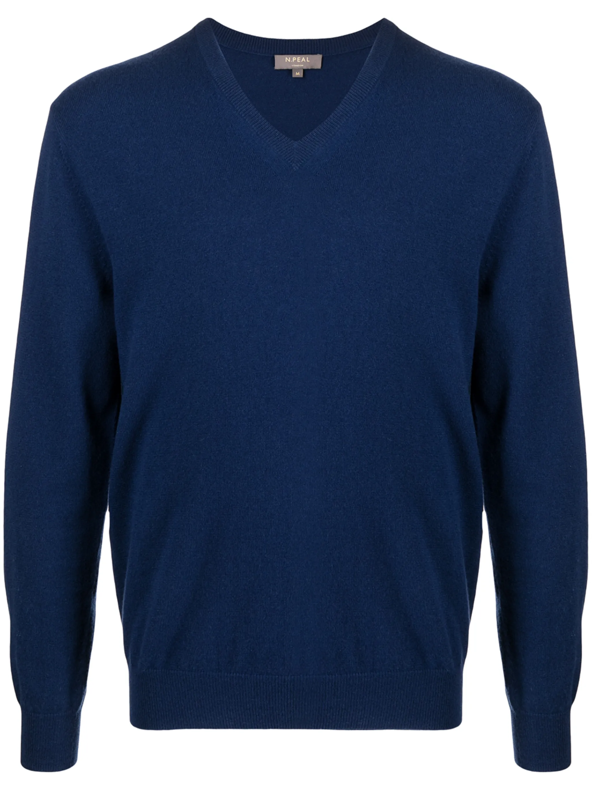 Кашемировый джемпер с V-образным вырезом N.Peal, синий
Кашемировый джемпер с V-образным вырезом N.Peal, синий