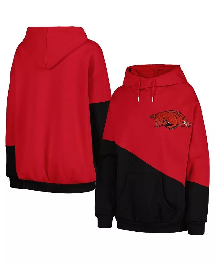 Женский пуловер с капюшоном и диагональным капюшоном Cardinal, черный Arkansas Razorbacks Matchmaker Gameday Couture
Женский пуловер с капюшоном и диагональным капюшоном Cardinal, черный Arkansas Razorbacks Matchmaker Gameday Couture