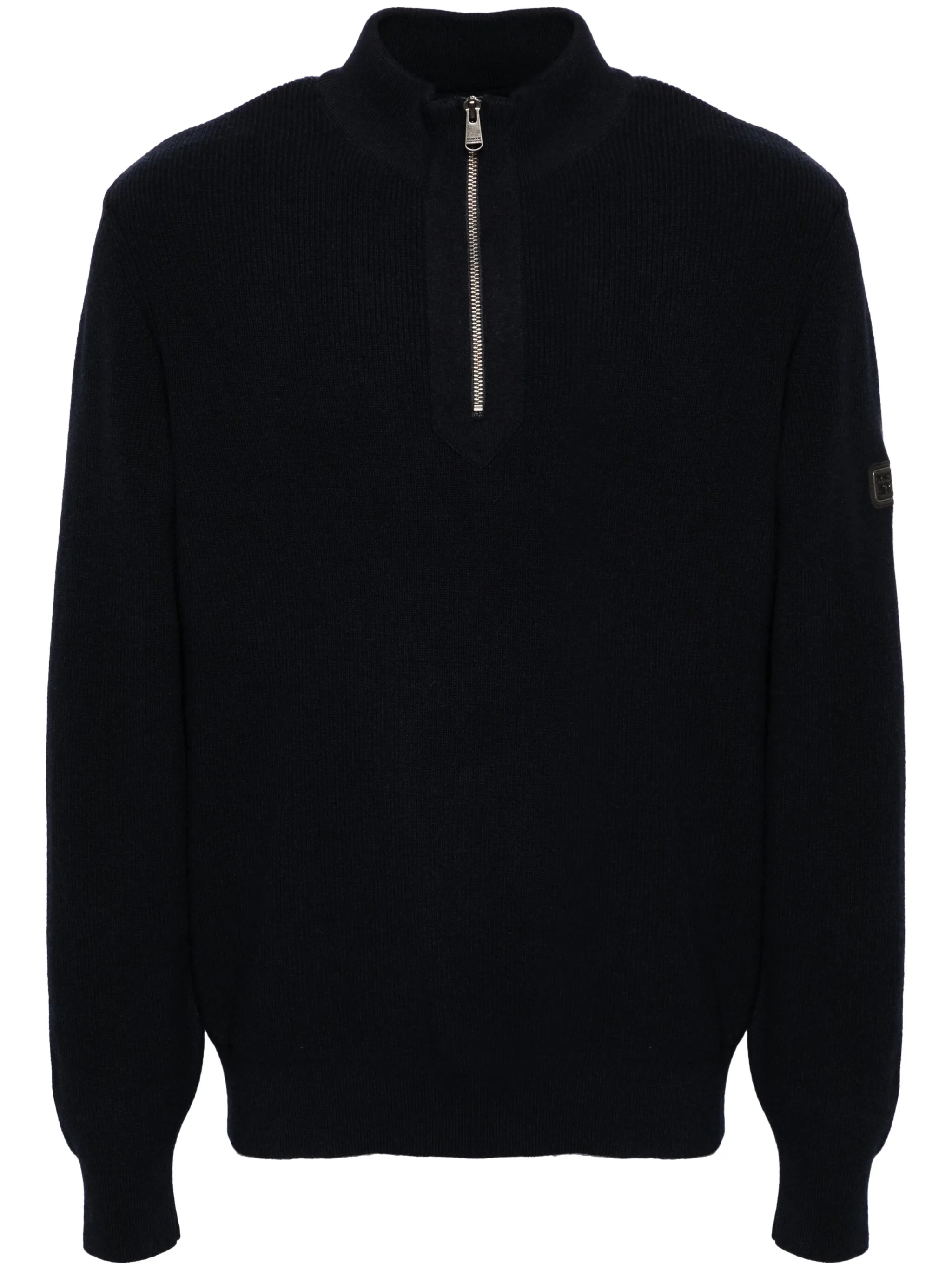 Джемпер с воротником на молнии и логотипом Barbour, синий
Джемпер с воротником на молнии и логотипом Barbour, синий