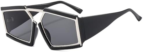 Модные солнцезащитные очки неправильной квадратной формы для женщин и мужчин, винтажные солнцезащитные очки, трендовые модели, защита от ультрафиолета UV400 MTZJH, Black Silver Grey
Модные солнцезащитные очки неправильной квадратной формы для женщин и мужчин, винтажные солнцезащитные очки, трендовые модели, защита от ультрафиолета UV400 MTZJH, Black Silver Grey