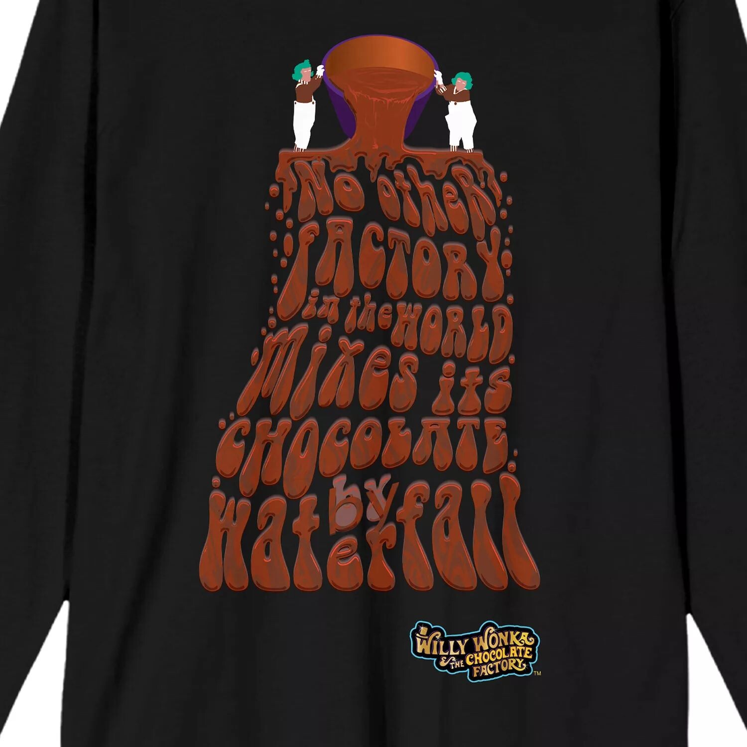 Мужская футболка Willy Wonka Chocolate Waterfall с длинными рукавами Licensed Character
Мужская футболка Willy Wonka Chocolate Waterfall с длинными рукавами Licensed Character