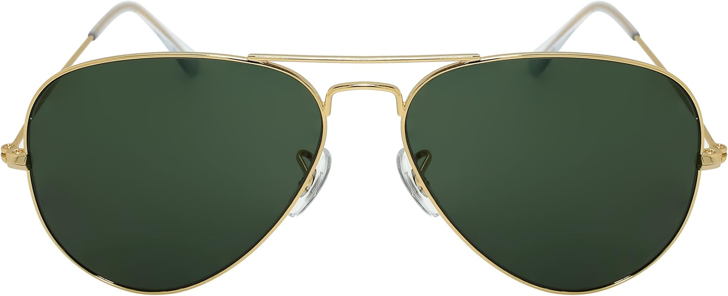 Солнцезащитные очки Edge I-Wear Quality Metal Aviators для мужчин и женщин с маленьким лицом, с поляризованными минеральными линзами премиум-класса QME08-PIR-0502(G.g15) EDGEIWEAR, Gold Frame/Polarized Green Glass Solid Lens
Солнцезащитные очки Edge I-Wear Quality Metal Aviators для мужчин и женщин с маленьким лицом, с поляризованными минеральными линзами премиум-класса QME08-PIR-0502(G.g15) EDGEIWEAR, Gold Frame/Polarized Green Glass Solid Lens