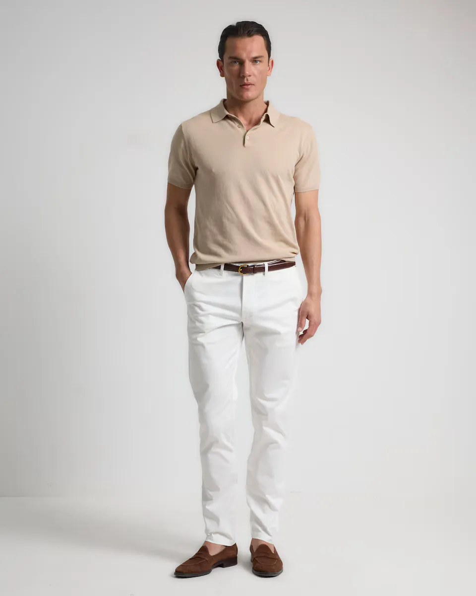 Узкие мужские брюки-чиносы цвета «off-white» PuroEgo, белый
Узкие мужские брюки-чиносы цвета «off-white» PuroEgo, белый