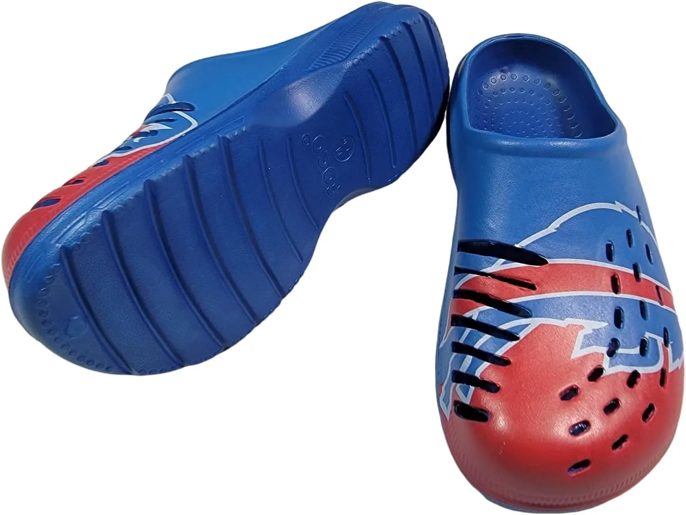 Мужские сабо FOCO NFL с крупным логотипом команды, удобные водонепроницаемые слипоны
Мужские сабо FOCO NFL с крупным логотипом команды, удобные водонепроницаемые слипоны