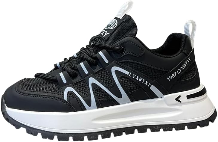 Мужские дышащие спортивные кроссовки из сетки - легкие кроссовки с мягкой подошвой для бега, комфортные весной и осенью Hoalox, черный
Мужские дышащие спортивные кроссовки из сетки - легкие кроссовки с мягкой подошвой для бега, комфортные весной и осенью Hoalox, черный