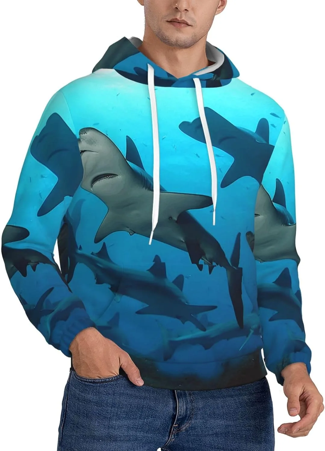 Мужской худи Hammerhead Sharks с карманом SDTYKHJ
Мужской худи Hammerhead Sharks с карманом SDTYKHJ