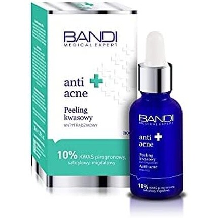 Пилинг Medical Expert Anti Acne Acid Peel 30 мл с пировиноградной, салициловой, миндальной кислотами Bandi
Пилинг Medical Expert Anti Acne Acid Peel 30 мл с пировиноградной, салициловой, миндальной кислотами Bandi