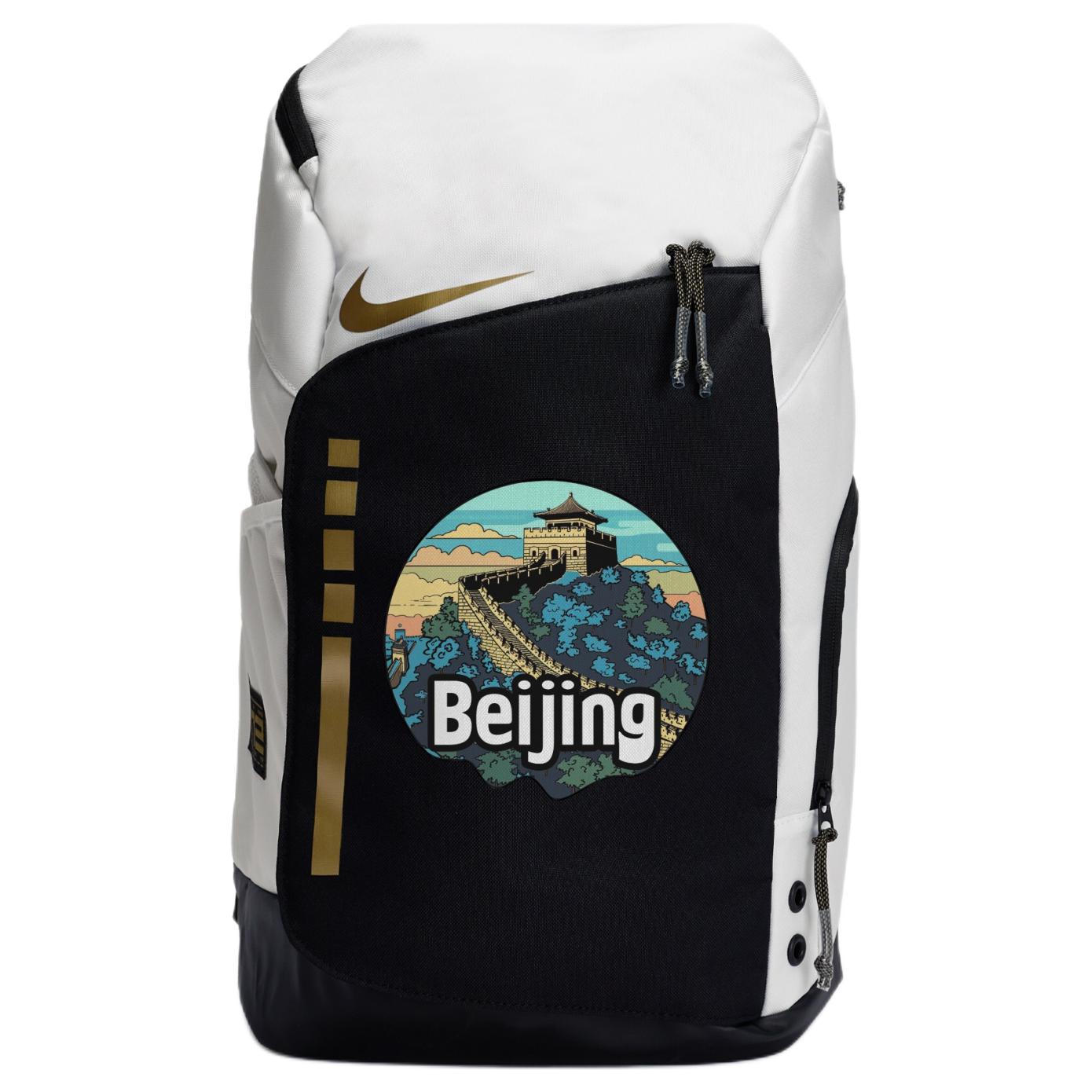 Nike Тканевый рюкзак унисекс черно-белый, Beijing Journey
Nike Тканевый рюкзак унисекс черно-белый, Beijing Journey