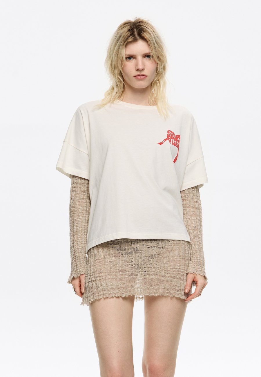 Футболка Bimba Y Lola LOGO LAZO, Marfil/Beige
Футболка Bimba Y Lola LOGO LAZO, Marfil/Beige