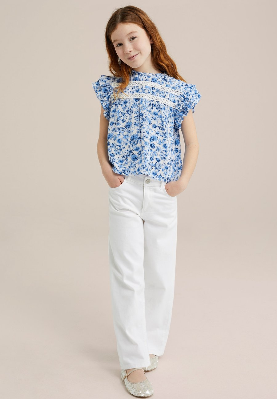 Блуза WE Fashion Blouse, Ice Blue/Blue Denim
Блуза WE Fashion Blouse, Ice Blue/Blue Denim