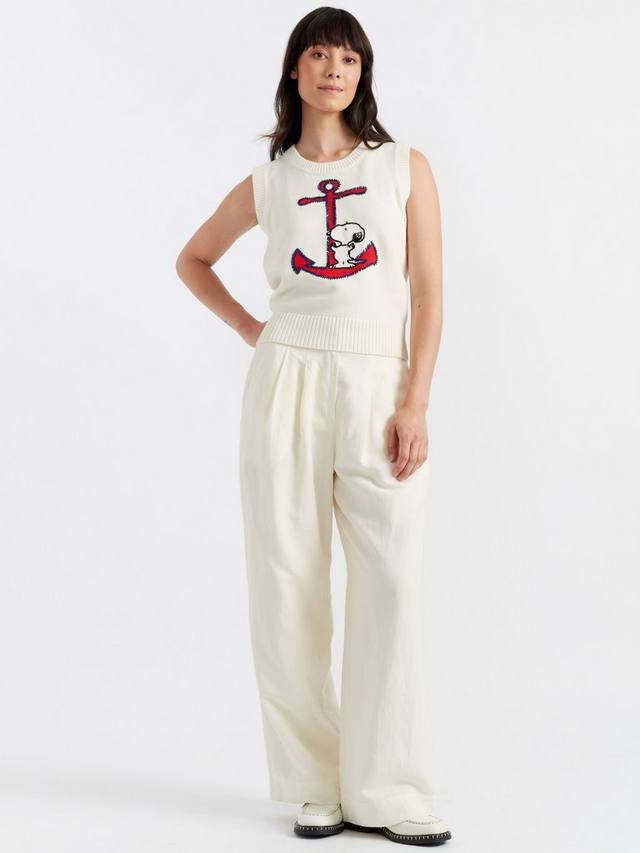 Топ Snoopy с якорем Chinti & Parker, Cream
Топ Snoopy с якорем Chinti & Parker, Cream