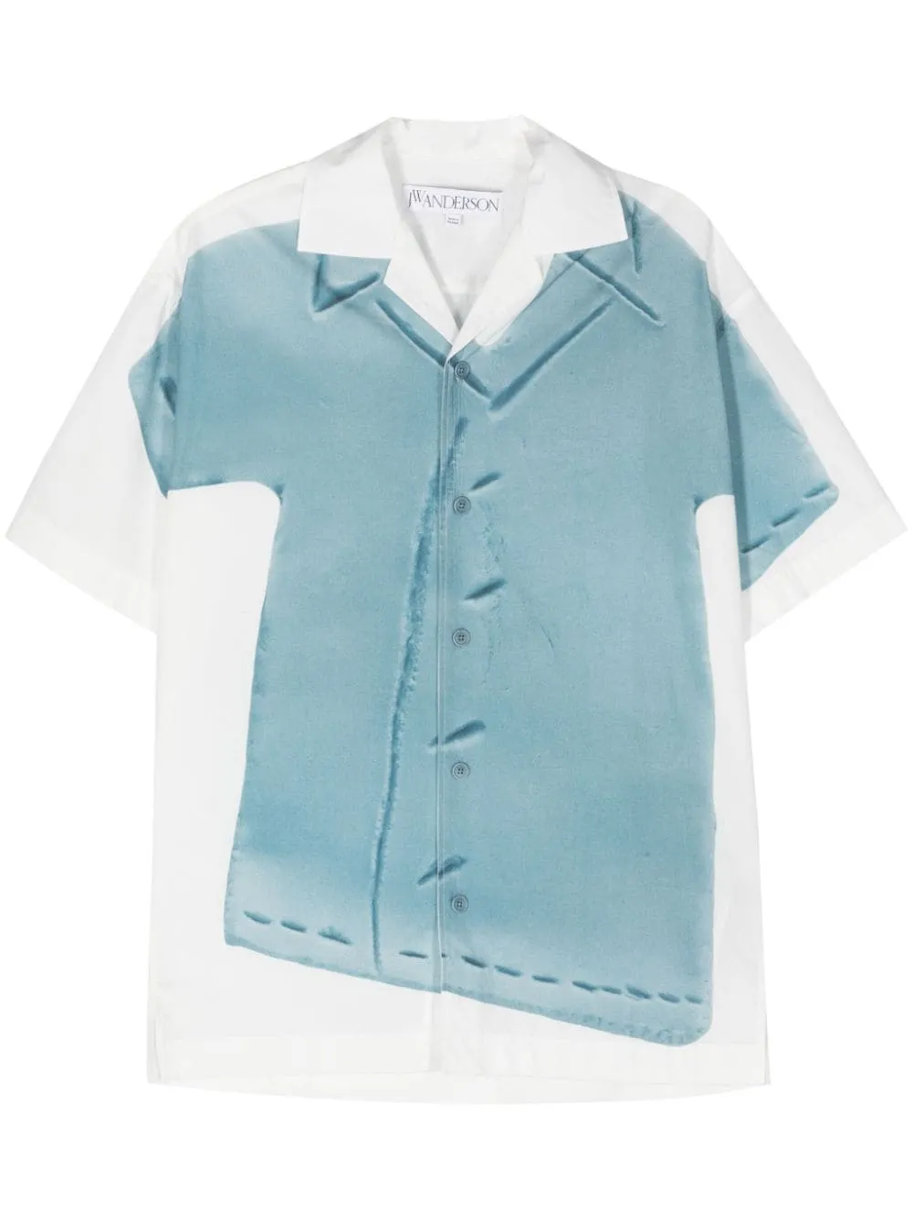 Рубашка с эффектом тромплей JW ANDERSON, белый
Рубашка с эффектом тромплей JW ANDERSON, белый