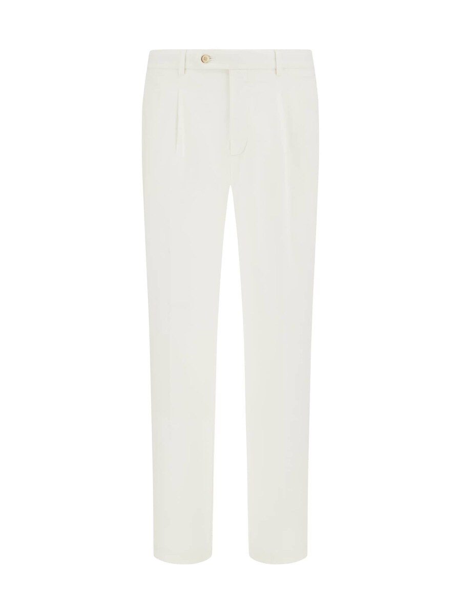 Облегающие брюки в складку спереди Boggi Milano B Sustainable, белый
Облегающие брюки в складку спереди Boggi Milano B Sustainable, белый